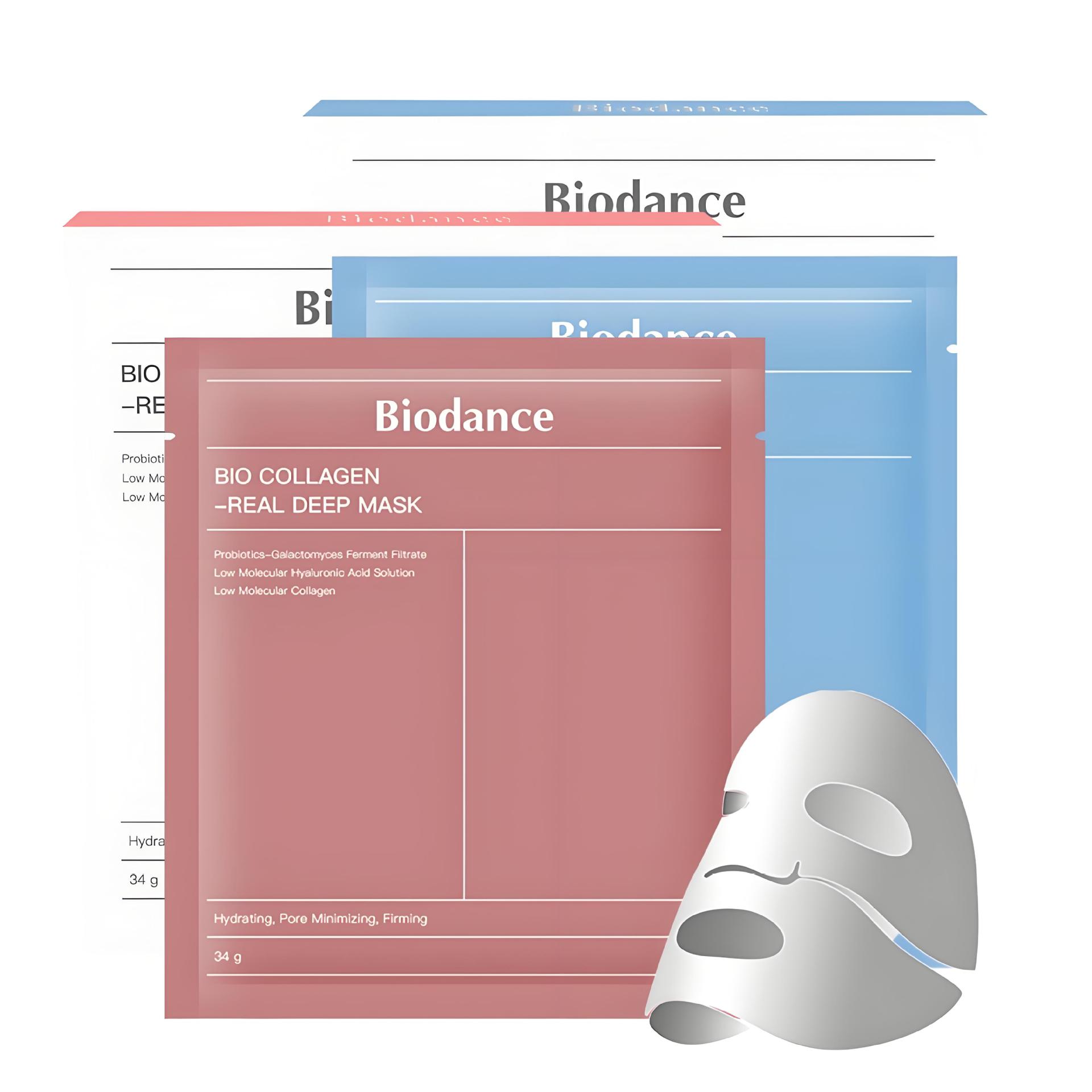 BIODANCE Biological Collagen Protein Real Deep Face Mask Overnight Hydrogel Mask Soothing Moisturizing Nourishing Patch-image-979732696