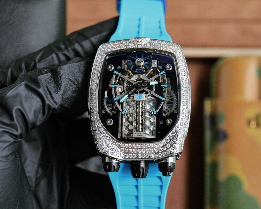 Designer Men Watch Bugatti montre 10a Mouvement mécanique de haute qualité Uhren Super Clone Menwatch Sapphire Iced Out Diamond Montre Jason007 L