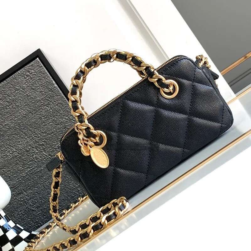 master quality Designer Mini Phone Purse - 18 cm Genuine Leather with Detachable Chain and Case