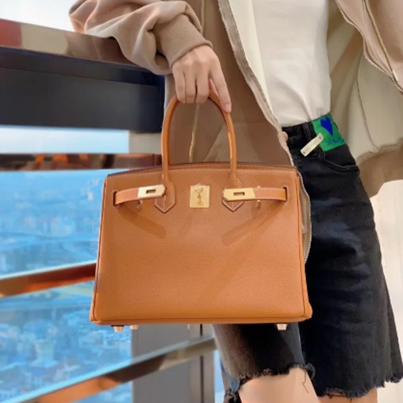 A+ High quality designer tote bag shoulder totes Bag luxury fashion Women Crossbody bags Fashion Leather Handbag 25 30 womens bag brand Purses lu