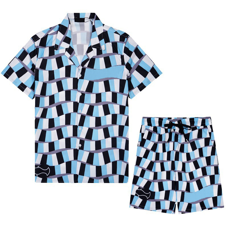 7789 Mens Dress Shirts Designers Shorts and Shirt Set Summer Button Designer Bowling Shirts Men Fashion Print Shirt Casual Loose High-quality Sho-image-997873750