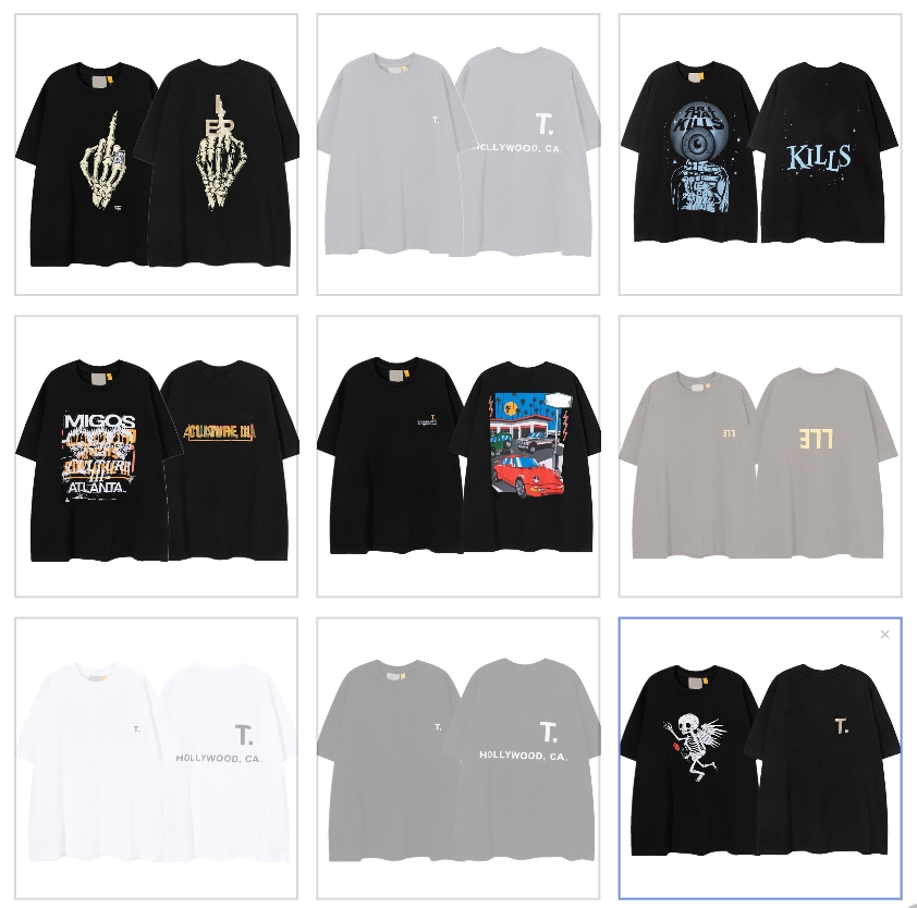 t shirt Classics Tees Mens Women cottons Tops Man Casual Retro High Street Luxurys Clothing Street Shorts Sleeve