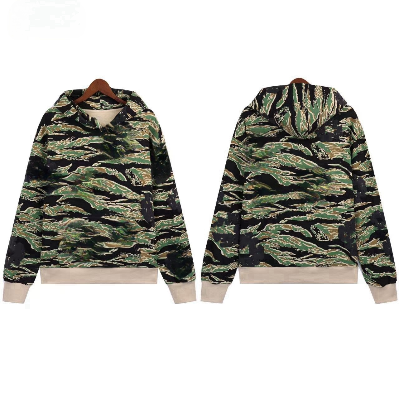Denim Tracksuits Designer Hoodie For Men Cotton Wreath Foaming Graphic Sweatshirt Kapok Puffs Flower Pattern Pullover Jumpers Sweatpants Tearhoodiel