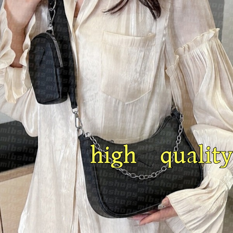10A designer bag high quality luxurys genuine P tote women fashion shoulder bag Three-in-one chain clutch bags handbags with strap crossbody bags pu