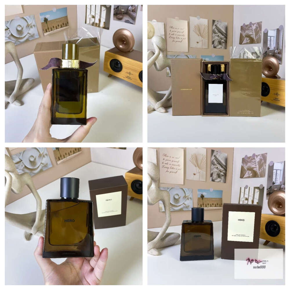 Top Designer Classic Hero Men's Perfume - Spicy Woody Scent 100ml Bottle smell good fast-image-1051134232