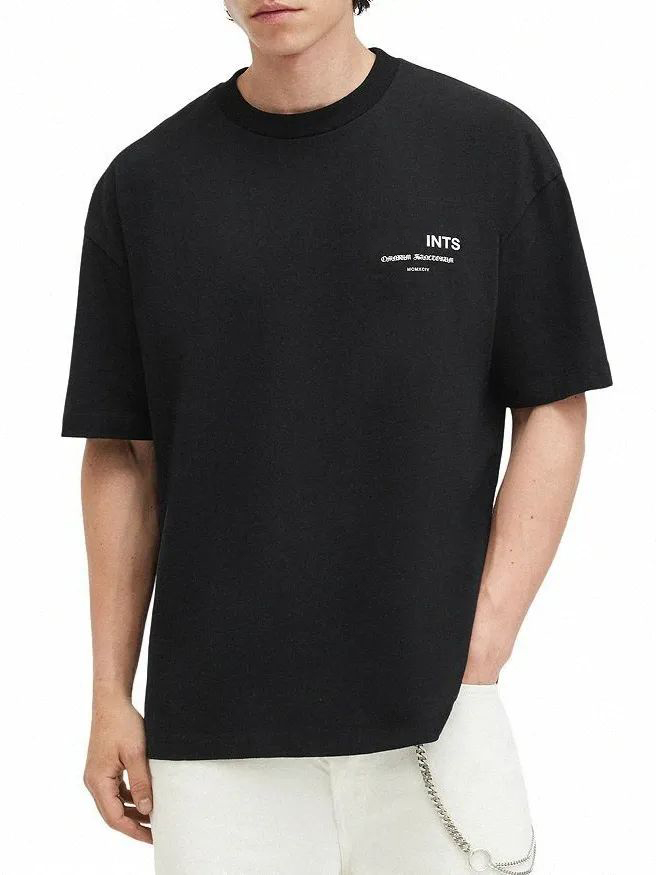 Classic Letter New Fashion Luxury Brand Summer Mens Cotton Printed t shirts 3XL all saintss tshirt-image-894524071