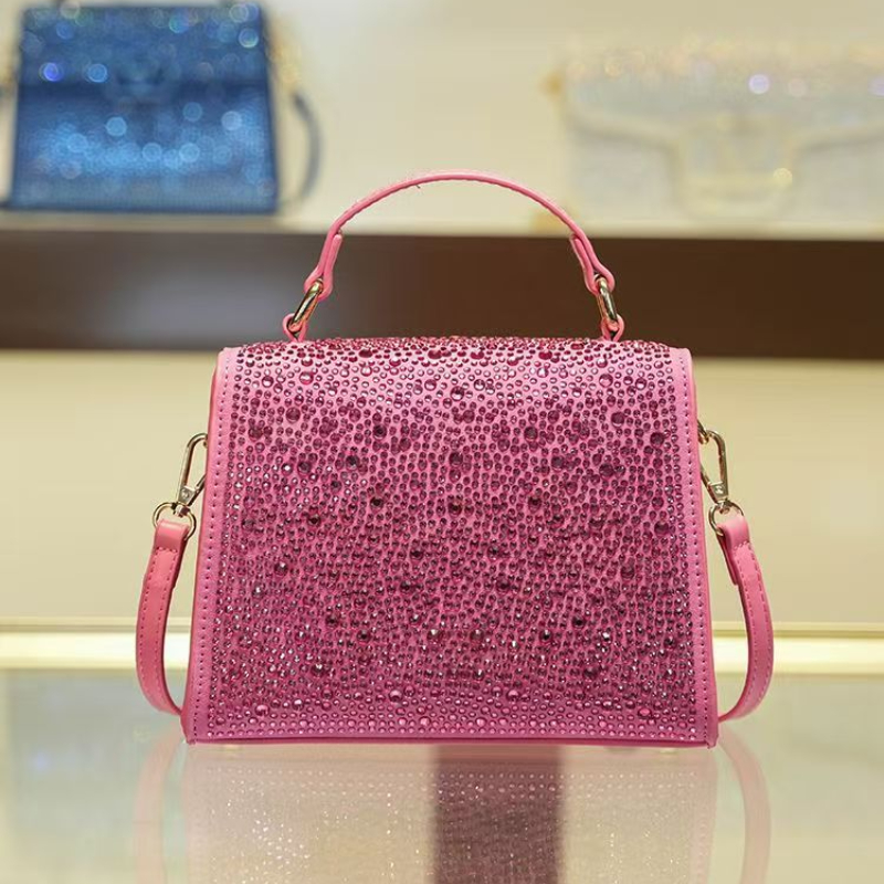 Ladies' Banquet Diamond Bag Beaded Shining Brick Sparkling Bag Fashion Designer Single Shoulder Crossbody Bag 10A