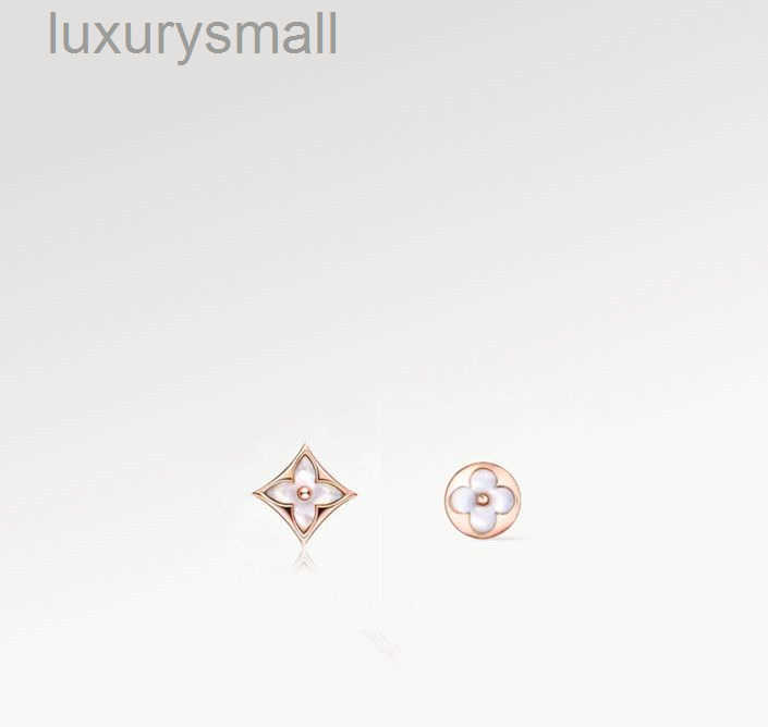 new luxury stud Earring rose Gold flower pearl fashion studs Earrings Women Wedding Party love Jewelry never fade