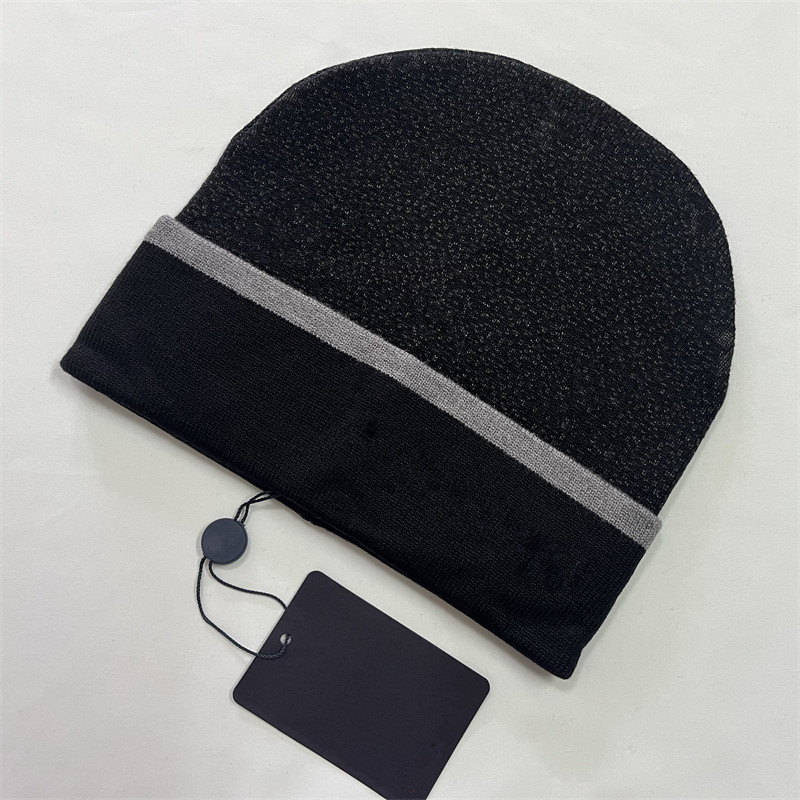 designer beanie luxury bonnet casquette men hat sport cotton knitted skull caps fitted classic letter printed wool cap casual Daily travel beanie