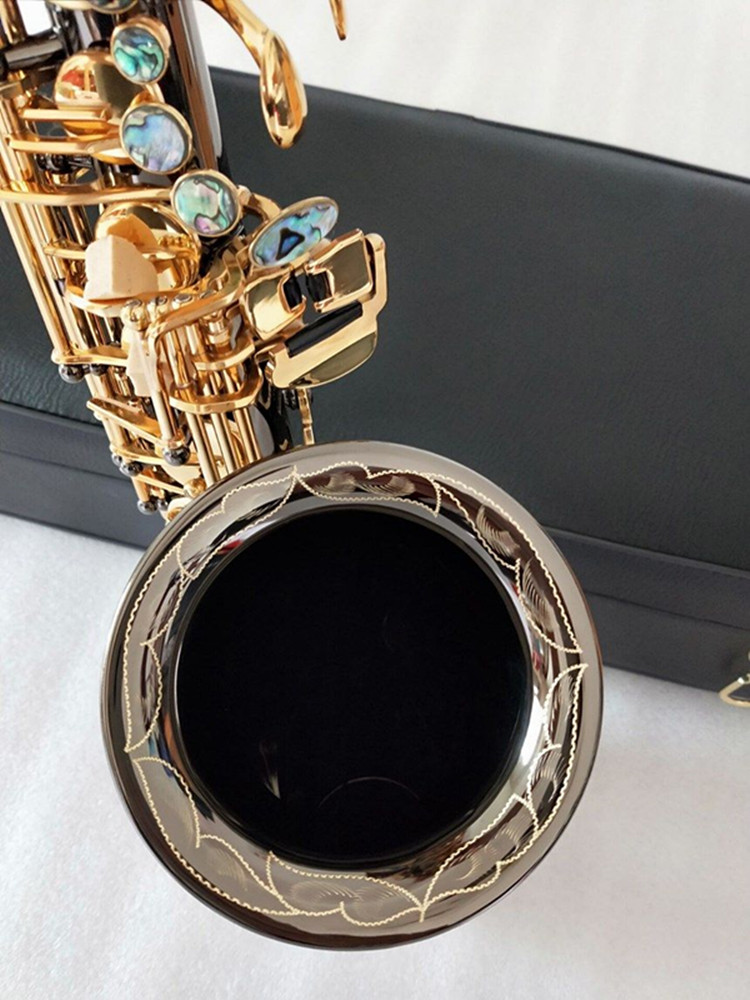New Eb Alto Saxophone Music Japan A-992 Alto saxophone playing musical instruments black professional-image-1051303164