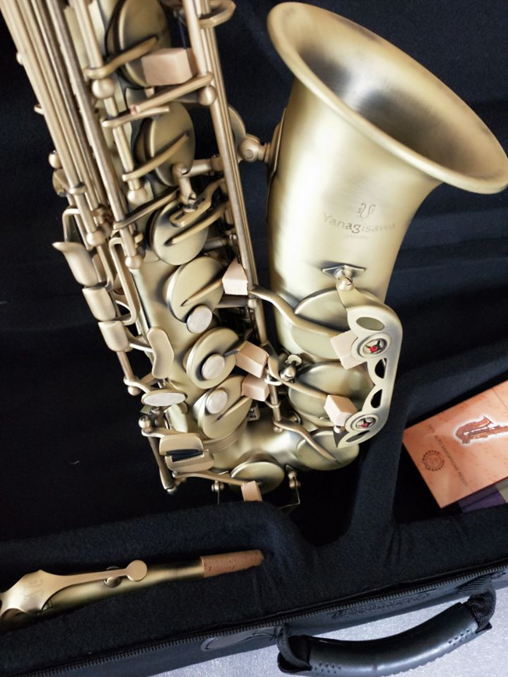 Professional Sax New Alto Saxophone Brand NEW A-992 Antique bronze E-Flat music Best quality Gold Key-image-1051290728