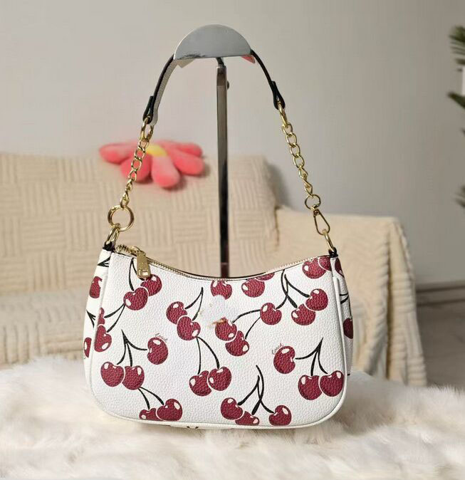 Sac de créateur de luxe pour femmes sac à bandoulière Fashion Tote sac en cuir sac à main creux de mode Cherry Print Crossbody Sac Dhgate Sacs de