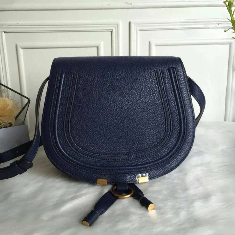 Designer Bag Fashion Genuine Leather Crossbody Classic Vintage Saddle 2025 Female Natural Grain Cowhide Shoulder High Quality