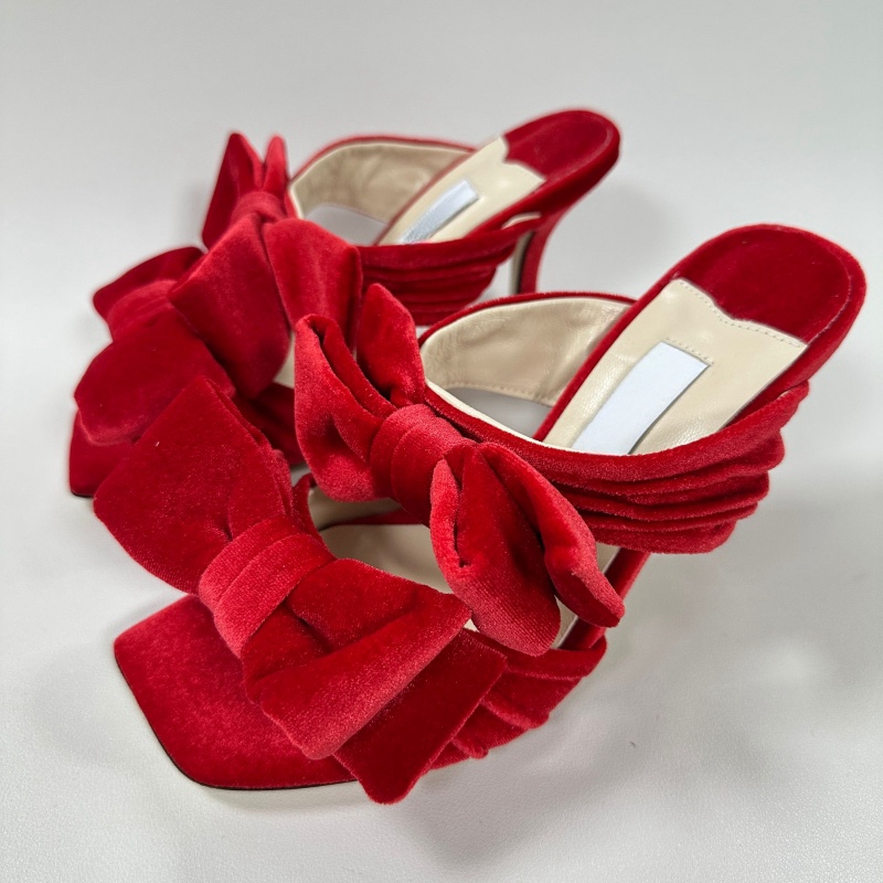 (Plz Choisissez les couleurs selon l'image) 10a Designer High Heels Femme's Point Toe Flat Bottom Chaussures avec des ganters de mailles de vacan