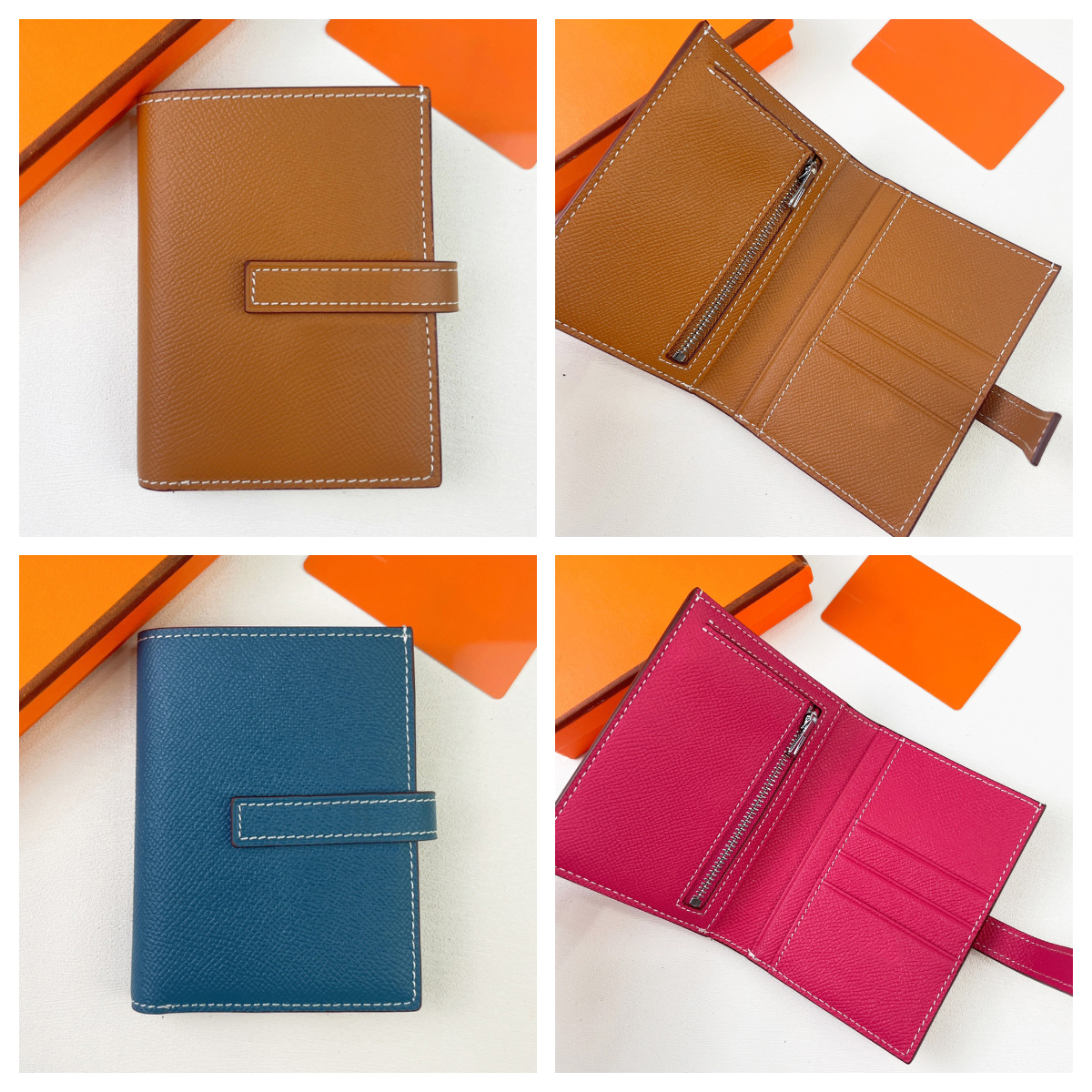 Mirror quality Luxury Designer folding wallet Man women Fashion Genuine leather Wallet cards holder Designer money clip coin purses Short Bifold Wal