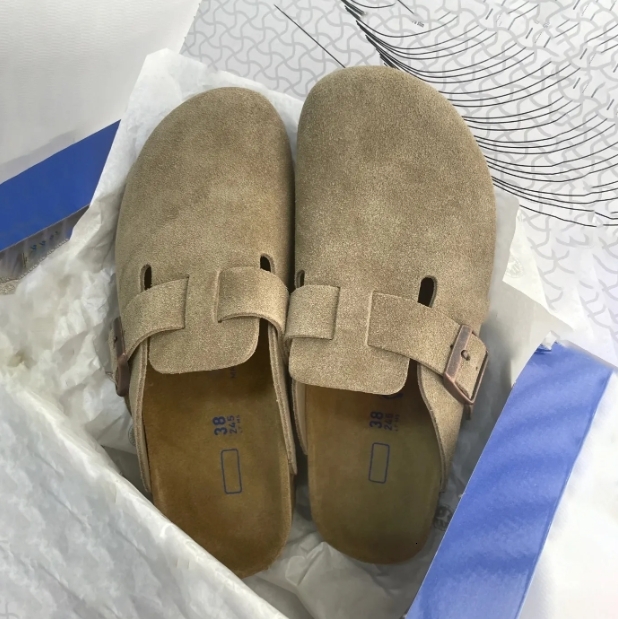 Designer Clogs women Sandals Slippers For Men Women Slip-On Slides Fashion Brand Clog Sliders Summer Beach Sandals Suede Leather Buckle Slide siz