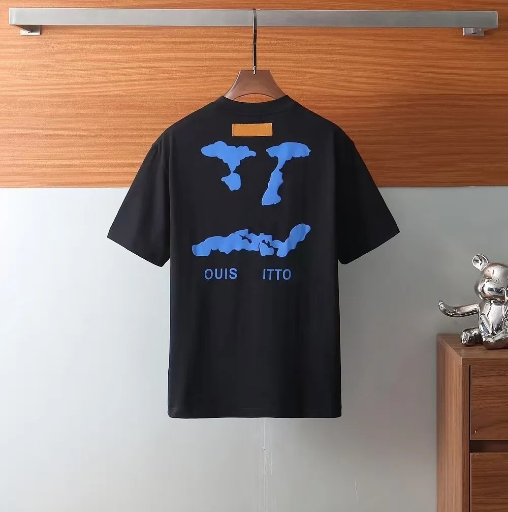 mens designer t shirt designer shirt mens womens tshirt tops letter print tee shirts pullover 100% pure cotton short sleeves tshirt Men&#039;s Cl-image-928097291