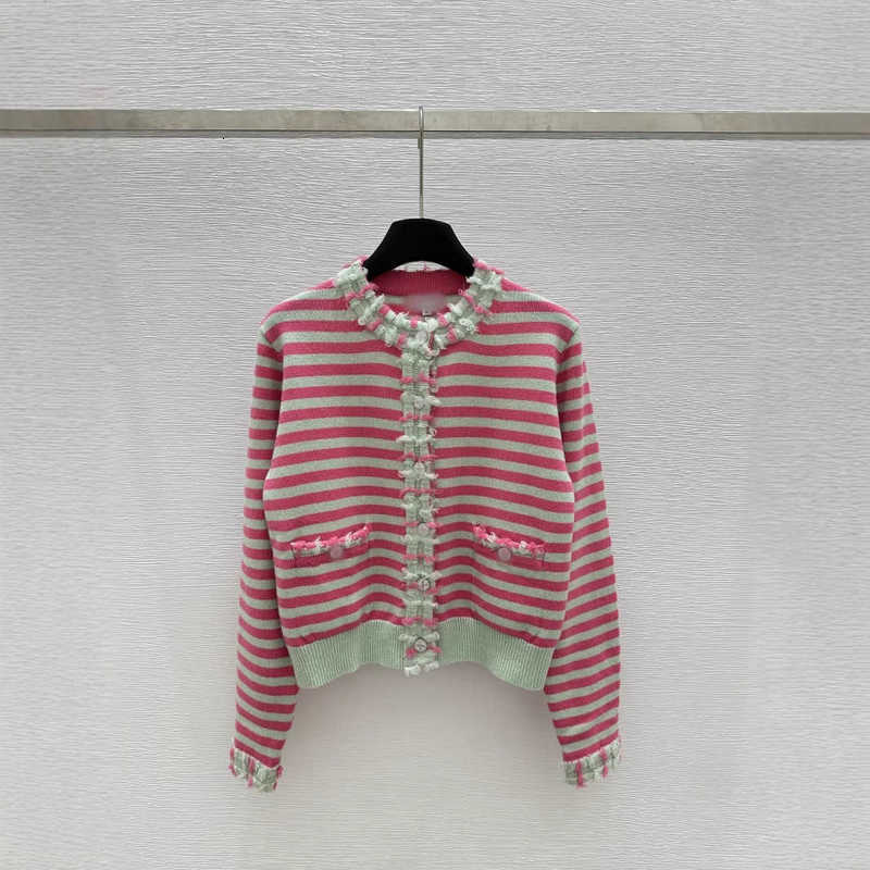 Womens Sweaters Designer Woman CH SpringSummer New Tassel Round Neck Long Sleeve Knitted Cardigan Cashmere Top 143$