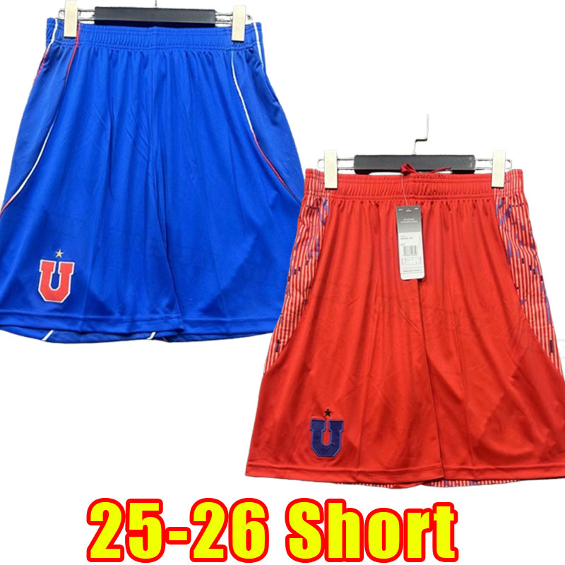 S-xxl 25 26 Universidad De Chile Soccer Shorts 2025 2026 Udechile Football pants Osorio Fernandez Assadi Men home away third