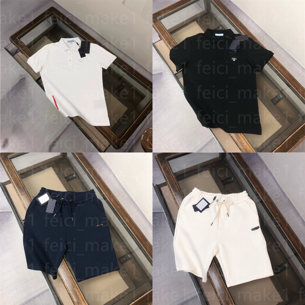 Mens Designer polo shirt men&#039;s Polos t shirt tees high-end Polo fashion Cotton man Tops Tees Woman Tshirts Luxury Casual couple Clothes Asia-image-733705025