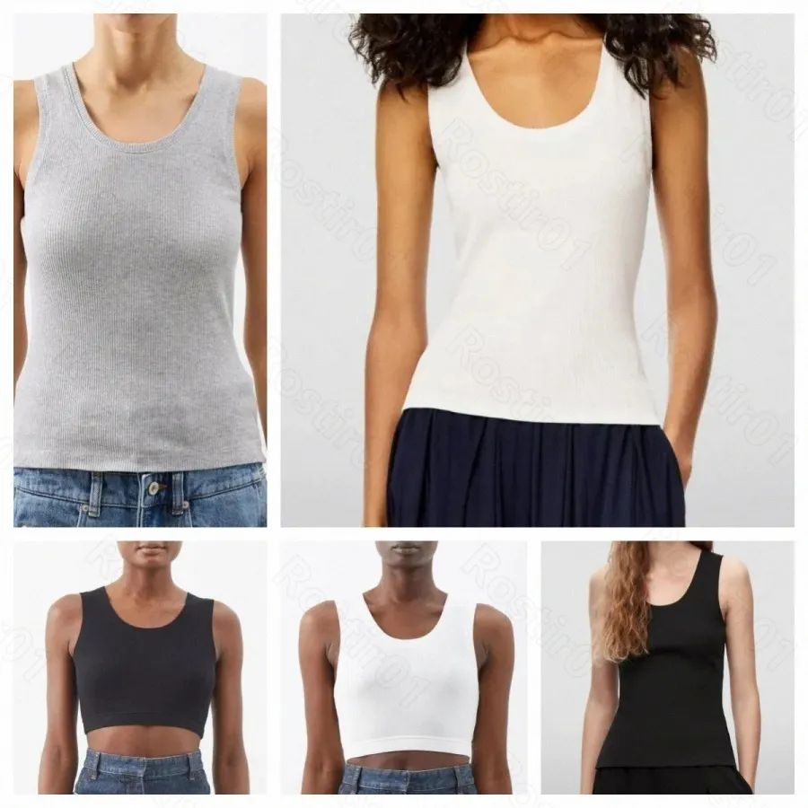 Womens knitted Top designer tank Embroidery vest sleeveless breathable knitted vest womens sports top