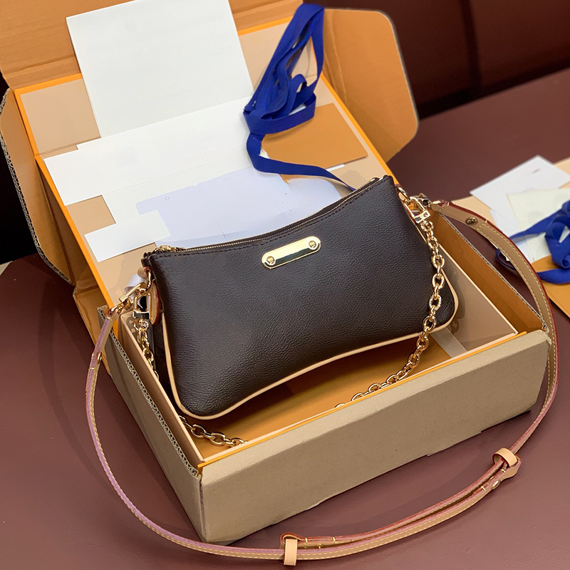 Exact Mirror Quality Liv Pochette Shoulder Bag Designer Underarm Bag Women Baguette Bag With Gift Box LL01A1