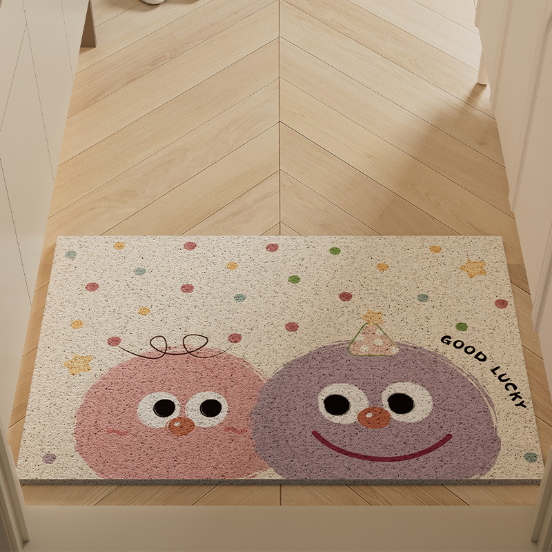 Entrance Wire Ring Door Mats Household Entrance Door Mats Non-slip and Dirt-resistant Foot Mats Can Be Cut Into Porch Floor Mats-image-1101522541