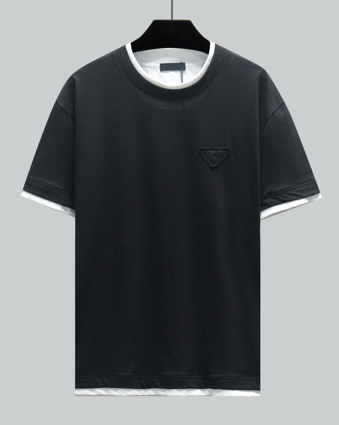 Men&#039;s Plus Tees & Polos Round neck embroidered and printed polar style summer wear with street pure cotton memj-image-841403968