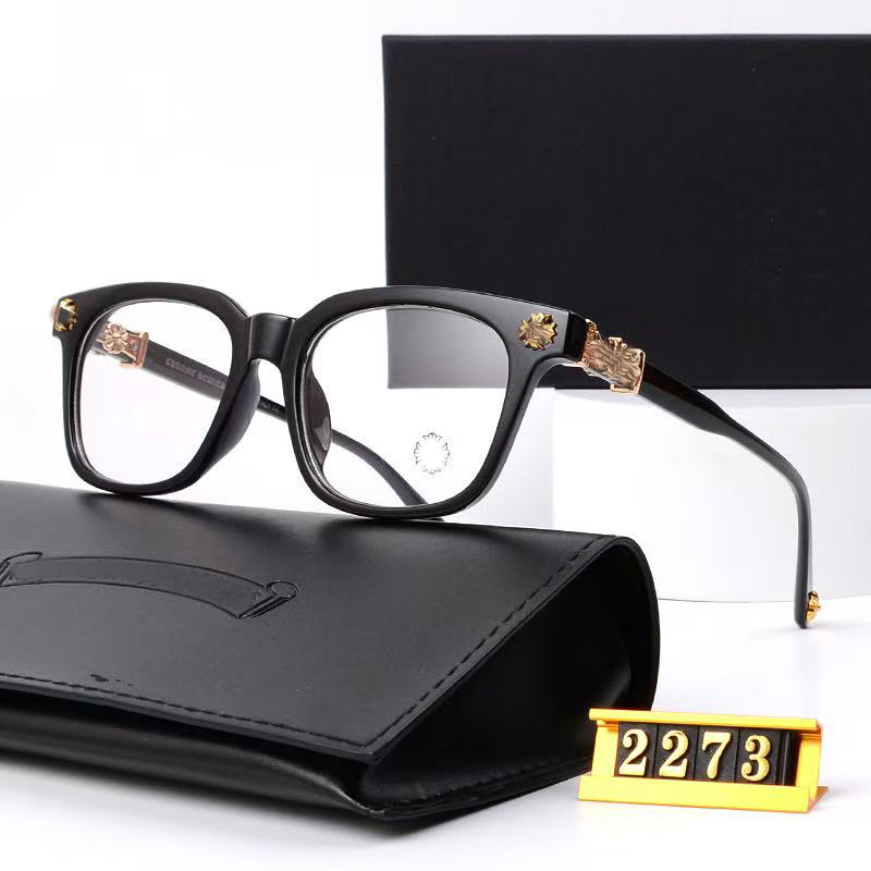 chrome Cross Luxury Designer Glasses Sunglasses For Women glasses Frames Men Fashion Plate Eyeglass 2273-image-855150315