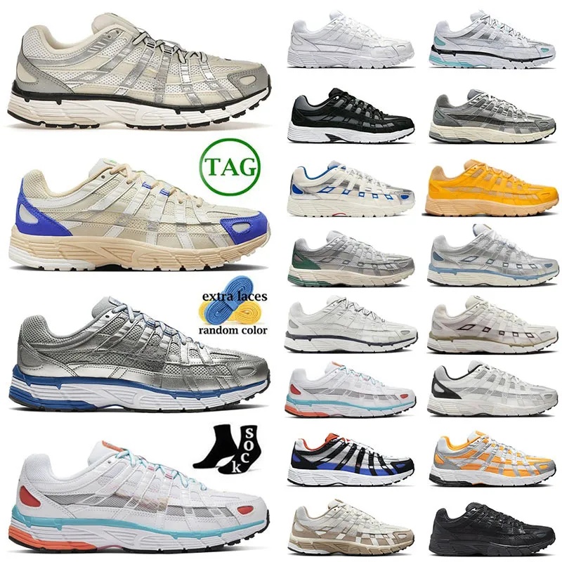 Designer Shoes P6000 trainer P 6000 Men Women Sneakers Metallic Silver Triple Black White Anthracite Smoke Grey Outdoor Sports Casual shoes Runni-image-995926691