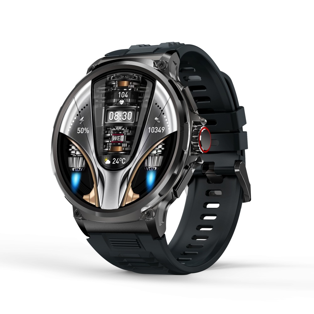 V69 Smart Watch 1.85 '' Écran HD, 710mAh de la durée de vie de la batterie, appels Bluetooth, moniteur de fréquence cardiaque / Spo2, 100+ modes