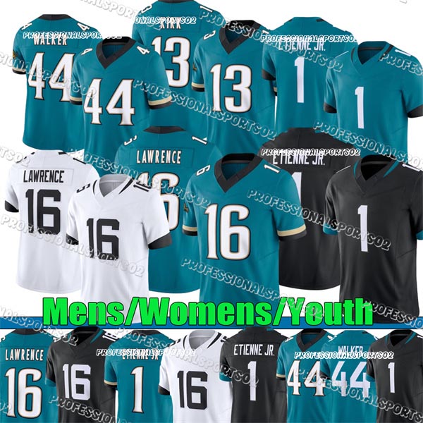 Jacksonvillecity Jaguarss jersey Trevor Lawrence Travis Etienne Jr. Brian Thomas Jr. #0 Davis #44 Walker Football Jerseys-image-940551979