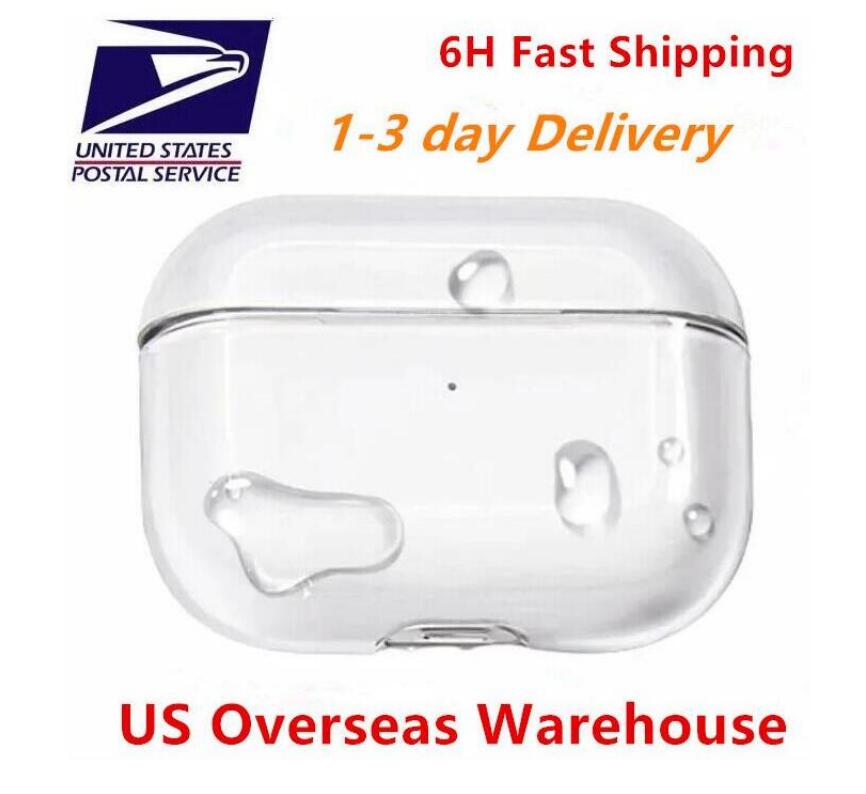 USA Stock For Airpods pro 4 2 3 Max 2024 Earphones airpod Bluetooth Headphone Accessories Solid Silicone Protective Cover Apple Wireless Charging-image-736511211