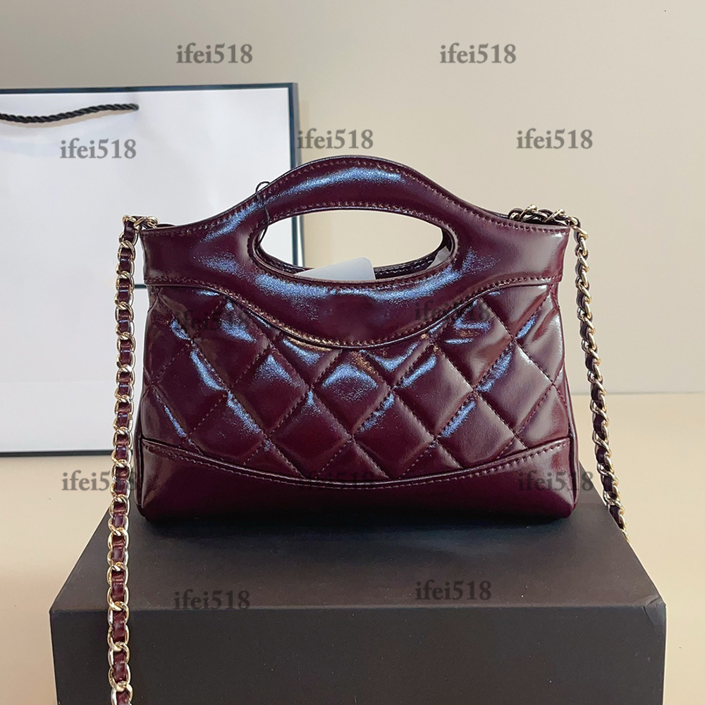 20CM Portable 31 Bag Women Mini Shoulder Leather Diamond Plaid Luxury Handbag Crossbody Trend Coin Purse Underarm Evening Clutch Vintage Card Holder
