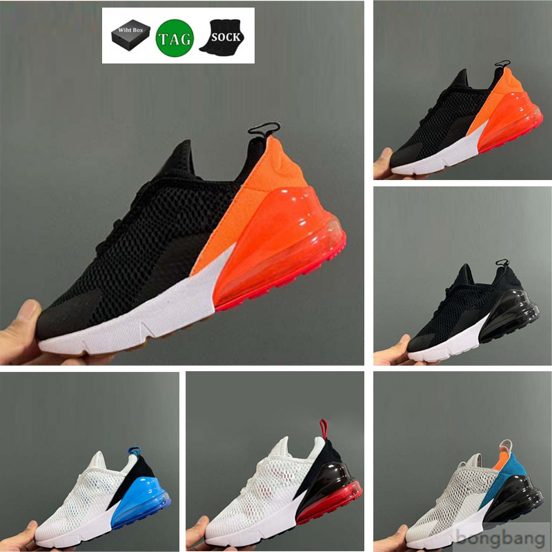 270 running kids shoes for boys and girls chaussure white black neon usa be true cactus barely rose rough green trainers sports sneakers 26-35