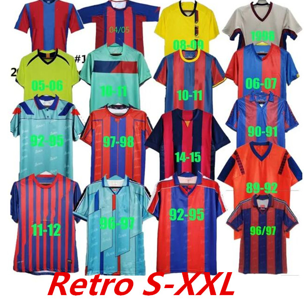 Retro Messis Soccer Jerseys 2005 2006 2007 2009 2009 2011 2012 2012 2013 chemise vintage Ronaldinho Xavi A.Iniesta Henry 14 15 16 17 Football 999