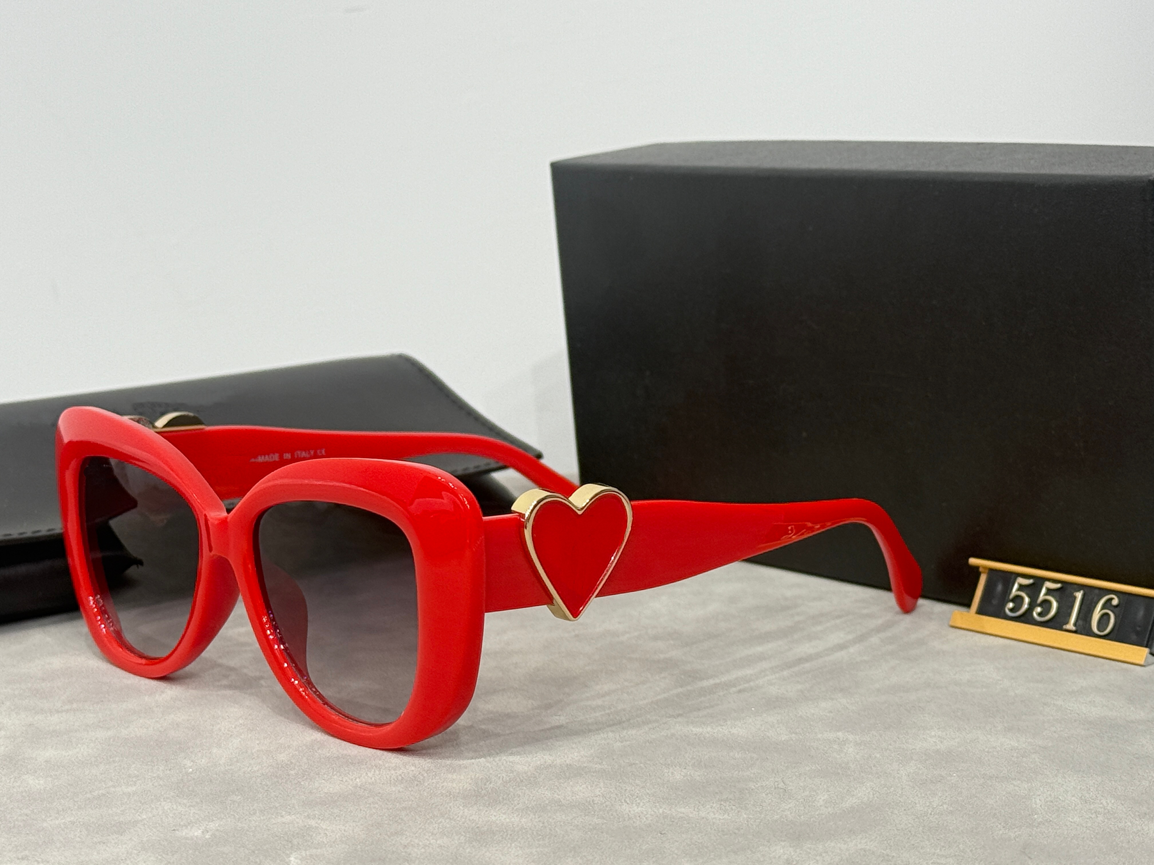 2026 Luxury brand Designer Sunglasses For Women Men Round Summer Style Rectangle Full Frame Top Quality