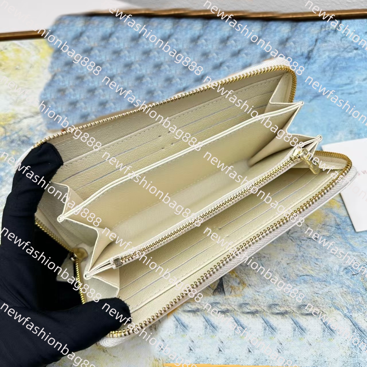 Single zipper flower purse Designer Wallet flower wallet Leather Wallet Women Zipper Long Card Holders Coin Purses Woman Shows Exotic Clutch Wallets