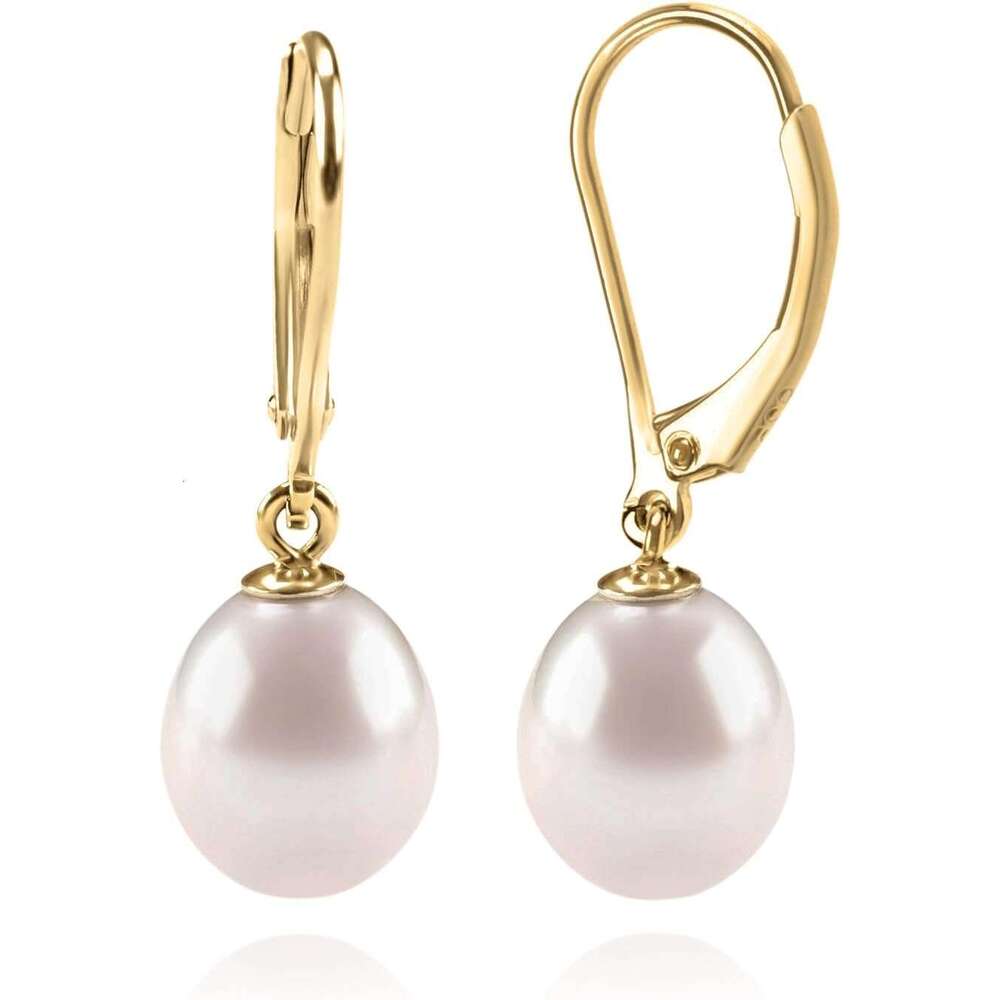 Boucles d'oreilles pour femmes exquises et élégantes Sélectionnées soigneusement sélectionnées AAA + boucles d'oreilles en perles en eau douce de
