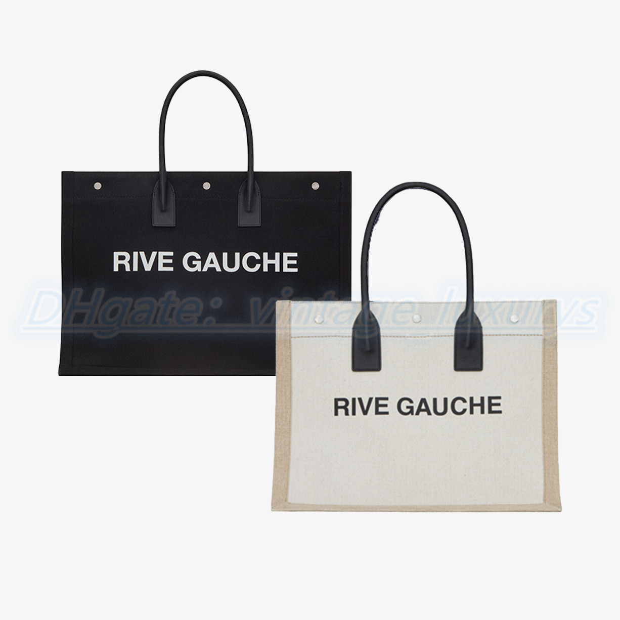2022 Nouveau style de luxe designer sac à provisions femmes Rive Gauche voyage en plein air fourre-tout sac à main mode lin grands sacs de plage