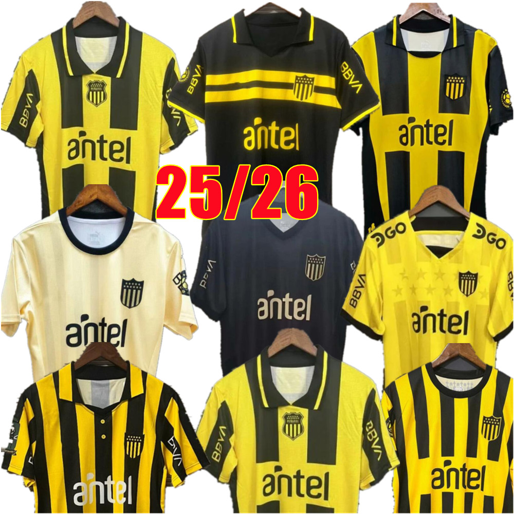 25/26 Penarol Mens Soccer Jerseys S.RODRiGUEZ SANCHEZ AREZO MENDEZ MILANS MENOSSE 24 25 Home Yellow Black Away 3rd Commemorative Edition Football-image-984367071