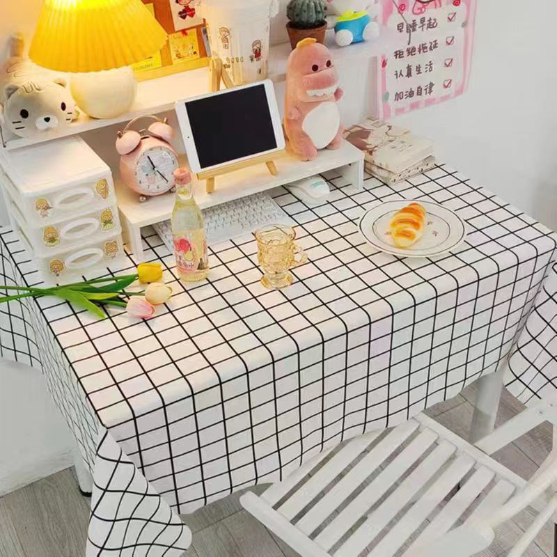 Home daily simple style tablecloth waterproof and oil-proof tablecloth anti-scalding tablecloth pvc tablecloth oil-proof and dirt-resistant RR4J0-image-1056952227