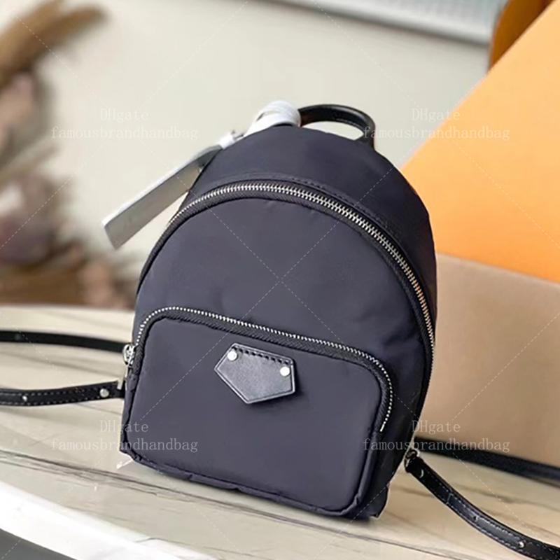 Sac à dos en nylon de qualité de miroir Exact Mirror Quality Sac à dos de concepteur de carbag de sacs d'école avec boîte à cadeaux LP01A1
