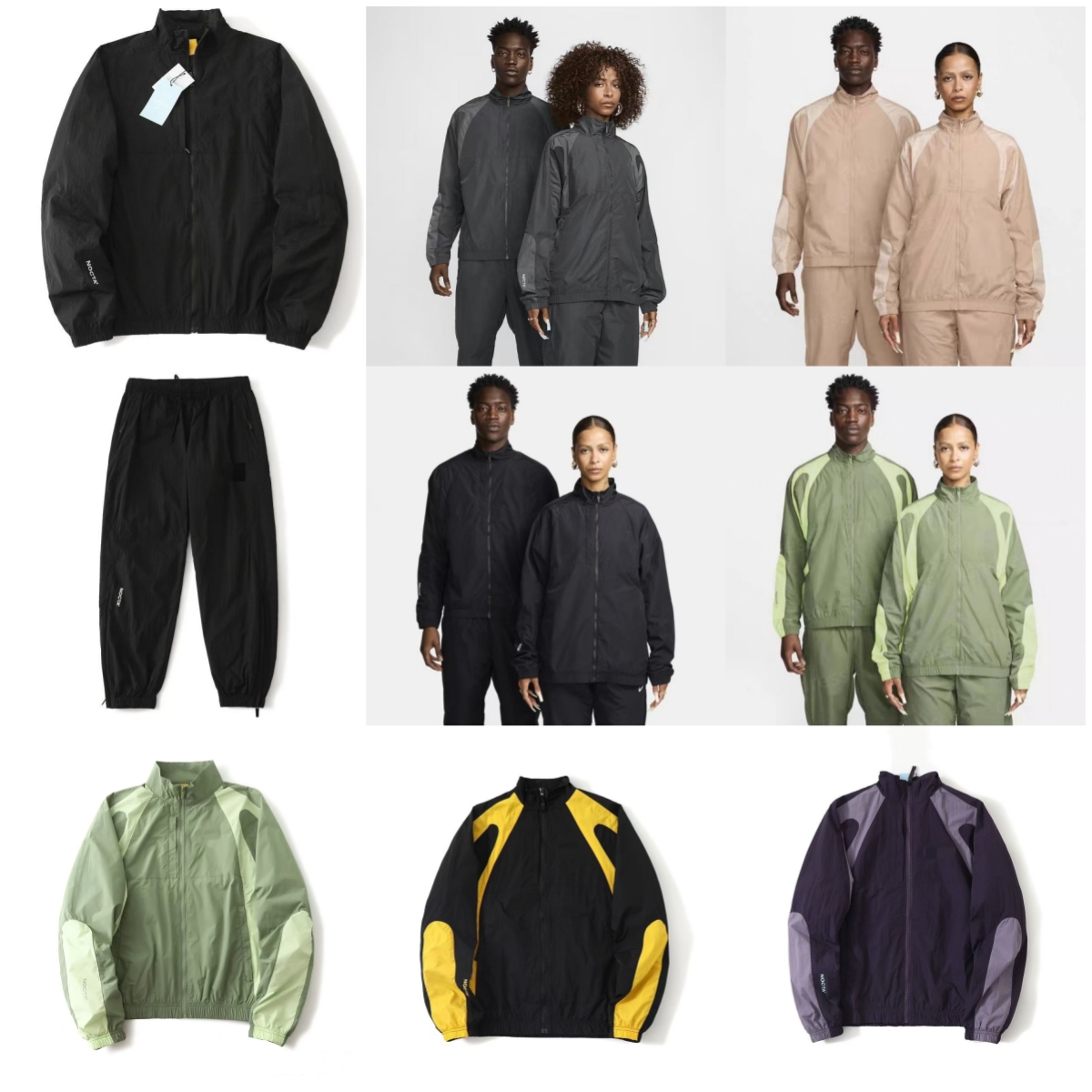 NOCTA hoodies Mens jackets sports Tracksuits Windbreaker Jogger overshirt loose sportswear zipper running suit mens womens Sweatshirts Pants runn-image-950078260