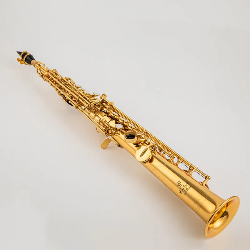 Hot Selling Japanese Saxophone Soprano 875EX Bb Lacquered Gold YSS-875EX Professional Saxophone Instruments Accessories