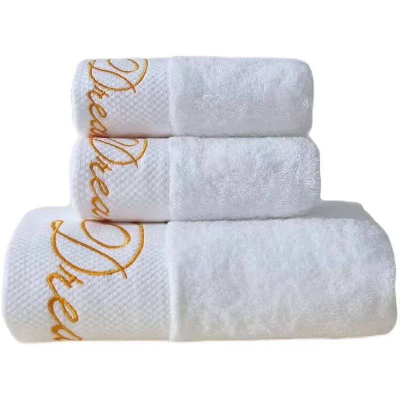 100 Coton White Luxurys Designers Toules de bain SELTS Séchage rapide Séchage de baignoire adulte de haute qualité ensemble de serviettes absorba