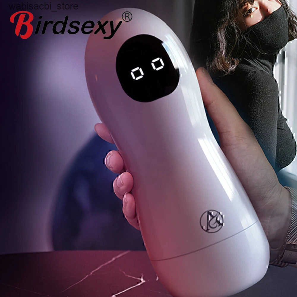 Automatic Male Masturbator Cup Vibration Blowjob Real Vagina Pocket Pussy Vibrating Bullet Penis Oral Adults For Man Q250513-image-1057338740