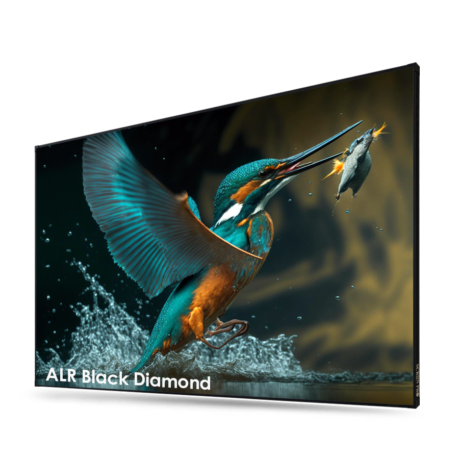 Ambient Light Rejecting Black Diamond Fixed Frame Projection Screen ALR 84 - 250" Ultra Narrow Bezel 4K 8K 3D Normal Projector-image-1057471086