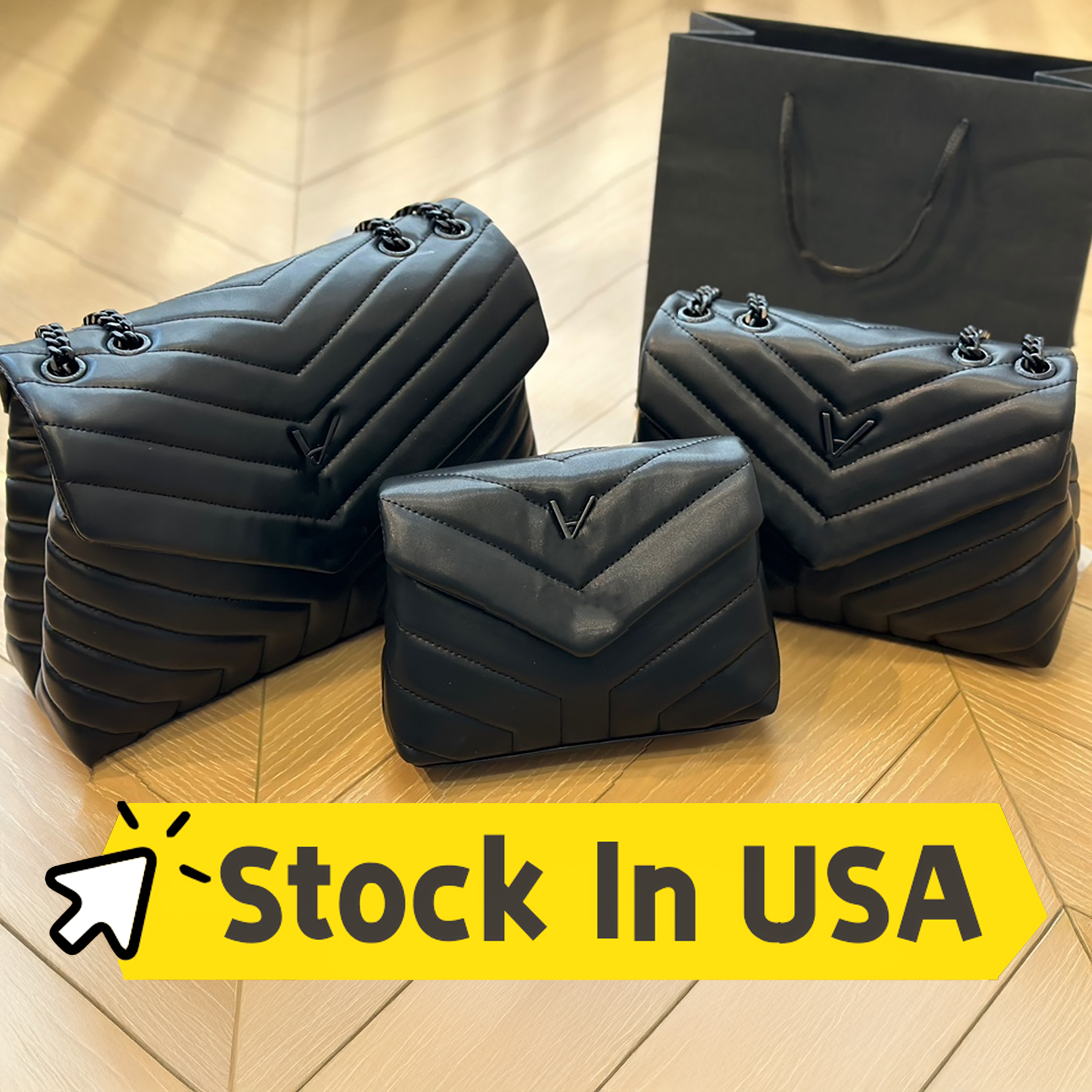 Nouvelle arrivée Black Cross Body Designer Sac Luxury Gold Chain Crossbody Sacs Designer Femmes Sac Sac en cuir Designers Femme Mini sac à main p