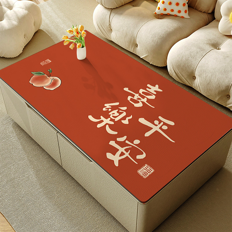 Retro anti-scalding table mat tablecloth waterproof and oil-proof heat-insulating high-temperature coffee table desktop protective pad advanced-image-1057285495